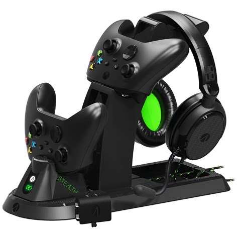 Stealth Charging Station Gaming Headset And Controller Stand For Xbox