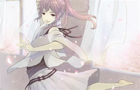 Hd Girl Anime Dance Sakura Wind Wallpaper Download Free 146757