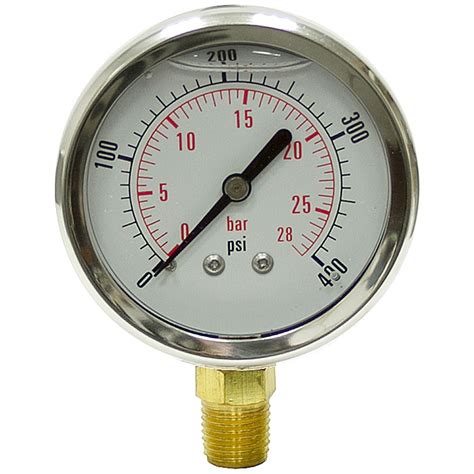 400 Psi 25 Lf Lm Gauge Pressure And Vacuum Gauges Pressure Gauges