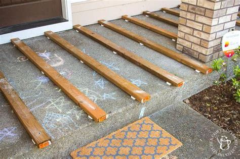 If Youve Ever Thought About Turning Your Cement Porch Into A Wood Deck