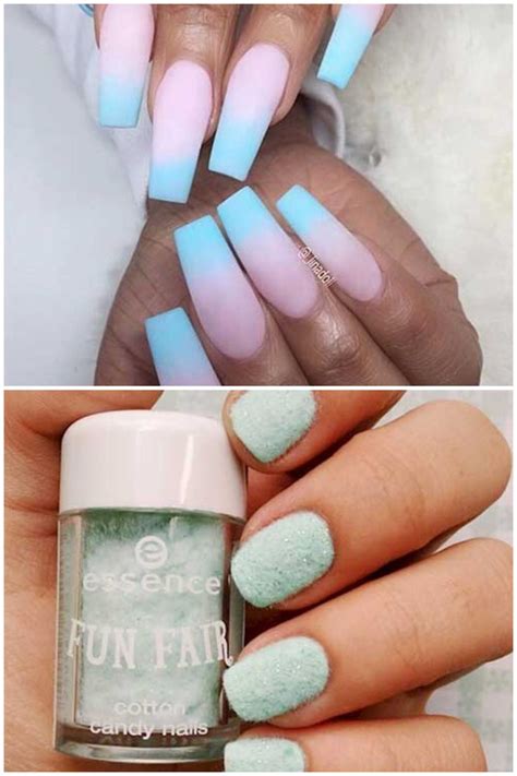 10 Cotton Candy Nails For Spring And Summer To Copy Inspired Beauty