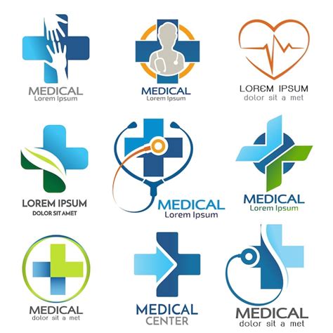 Premium Vector Vector Set Of Medical Logo Template
