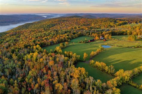 Drone photos capture Connecticut fall foliage from above