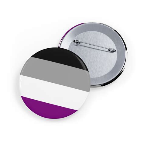 Asexual Pin Asexual Pride Asexual Flag Pin Etsy