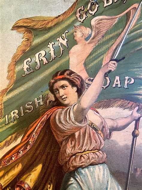 Schultzs Irish Soap Original Antique Sign Rare Circa 1880 Ebay