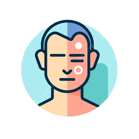 Man Icon With Several Different Colored Lines Vector Honest Lineal