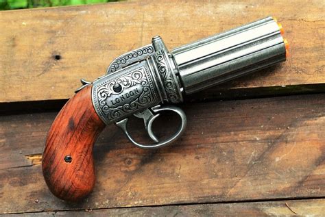 1840 Pepperbox Derringer Pistol Civil War Steampunk Denix Replica