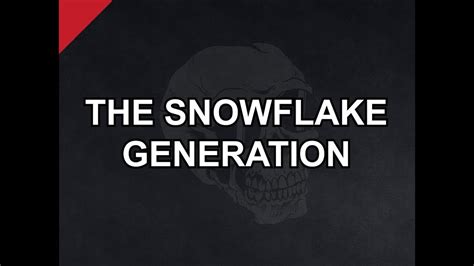 The Snowflake Generation A Response To Thoughty2 Youtube