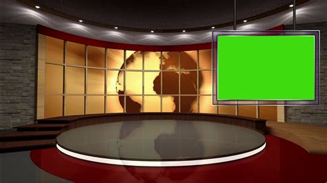 Discover thousands of unique green screen studios perfect for your production. News TV Studio Set 18 - Virtual Green Screen Background ...