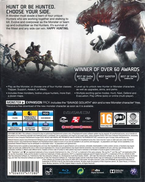 Evolve Ultimate Edition 2016 Box Cover Art Mobygames