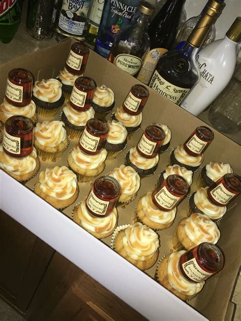 Hennessy Infused Cupcakes Cups And Cakes 729388527186725 21st Birthday