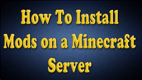 How To Install Mods On A Minecraft Server 183 Mods Used Are Forge