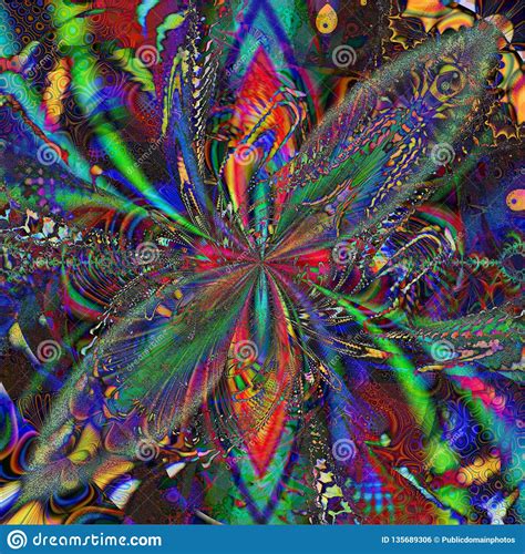 Psychedelic Art Fractal Art Art Festival Picture Image 135689306