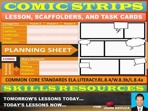 Comic Strips Creations Lesson And Resources Teaching Resources