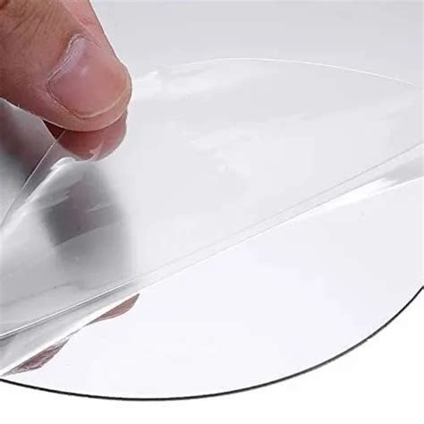 Device Flexible Mirror Sheets Self Adhesive Plastic Oval Shape Mirror