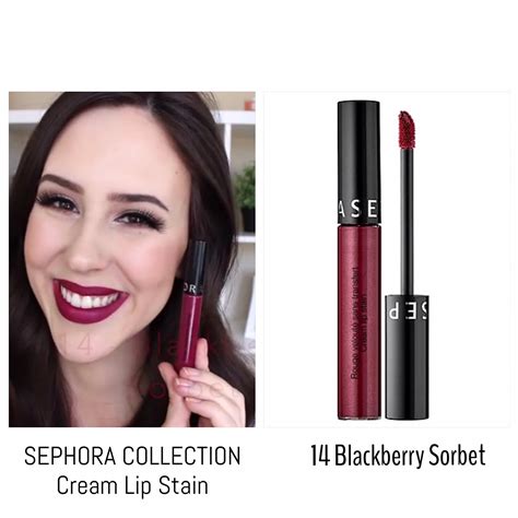 Sephora Collection Cream Lip Stain 14 Blackberry Sorbet Sephora Lip Stain Sephora Lip Cream