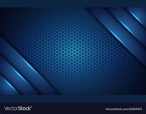 Free Download Abstract Dark Blue Metallic 3d Background Vector Image