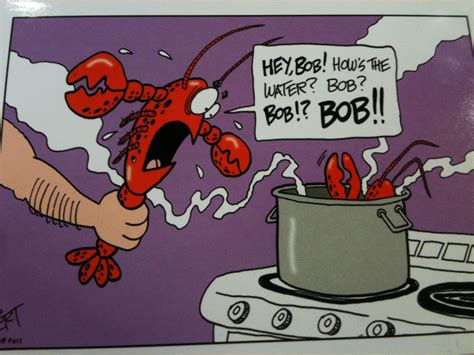 Pei Postcard Larry The Lobster Funny Cartoons Homer