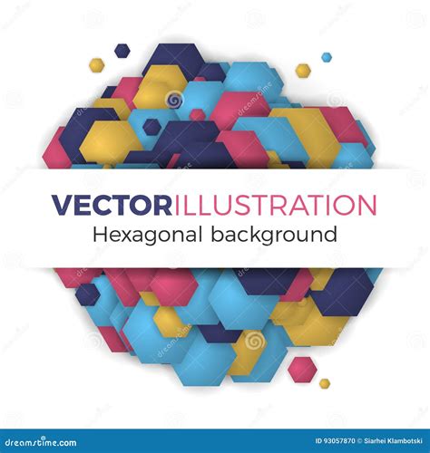 Hexagonal Abstract Background Stock Vector Illustration Of Business