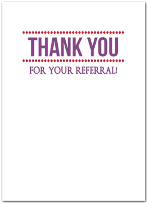 Maybe you would like to learn more about one of these? Referral Thank You Card - Business Greeting Card