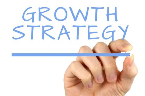 Growth Strategy Handwriting Image