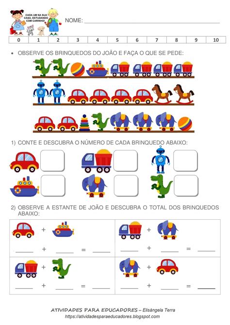 Atividades Matematica 1 Ano Adição