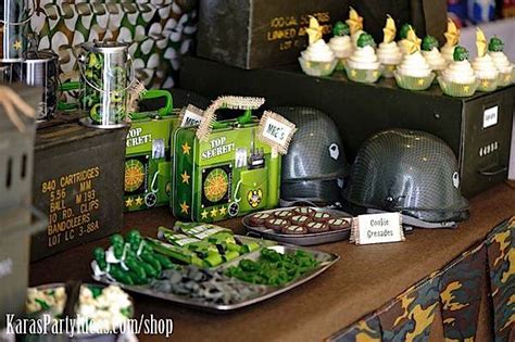 Remember, it's not a party. Army Party Food Ideas