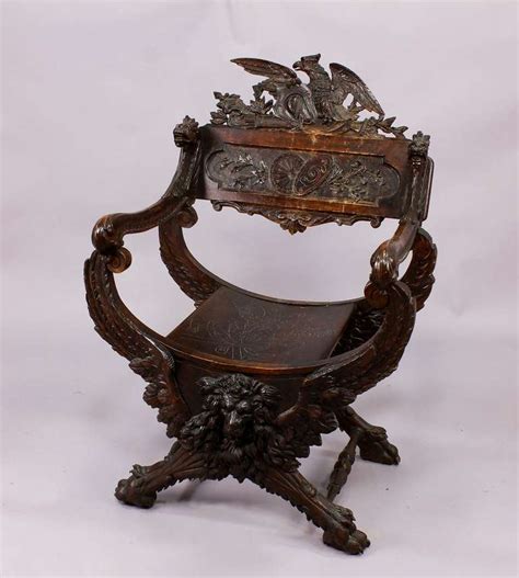 See more ideas about wood, log furniture, wood art. Carved Chair With Mythological Lion Ca. 1880 at 1stdibs