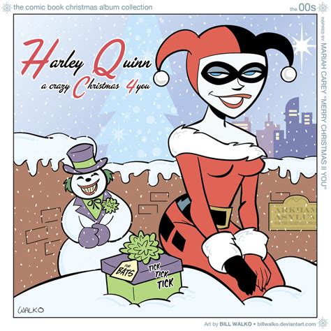 Harley Quinn Crazy Christmas By Billwalko On Deviantart