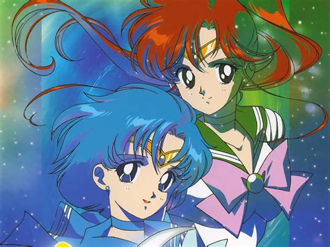 Sailor Mercury And Sailor Jupiter Makoto Anime Manga Sailor Moon Ami Sailor Mercury Hd