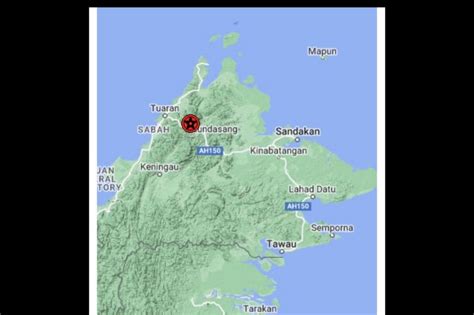 Gempa Bumi M 31 Terjadi Di Kundasang Sabah