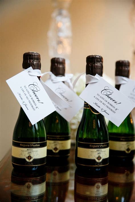 Mini Champagne Bottle Wedding Favors In 2019