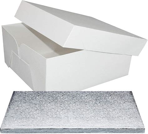 Bakers Emporium Oblong Cake Boarddrum And Cake Box 16 X 12 Inch 406 X