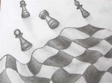 Abstract Chess Drawing Checkmate La By Lala1220 On Deviantart