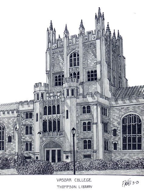 Vassar College Mixed Media By Frederic Kohli