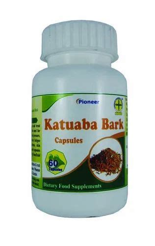 Katuba Bark Capsules Non Prescription Pioneer Natural Products At Rs