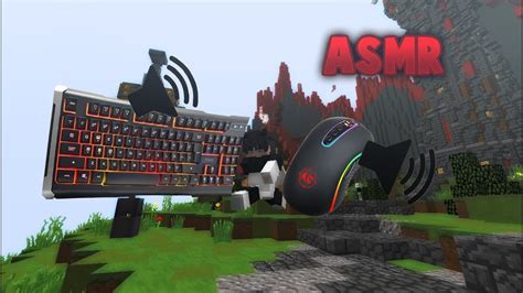 Minecraft Asmr Keybord And Mouse Sounds Youtube