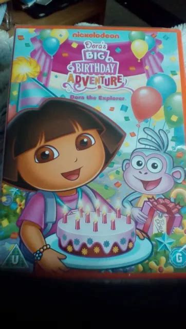 DORA THE EXPLORER Doras Big Birthday Adventure DVD 2010 New 7 59