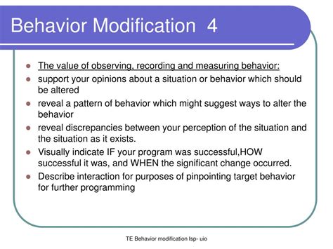 Here are the strategies which can prevent problematic behaviour and promote positive behavioural changes.since every child is different. PPT - Behavior Modification 1 PowerPoint Presentation ...
