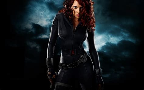 Iron Man 2 Black Widow Actress Scarlett Johansson Wallpaper