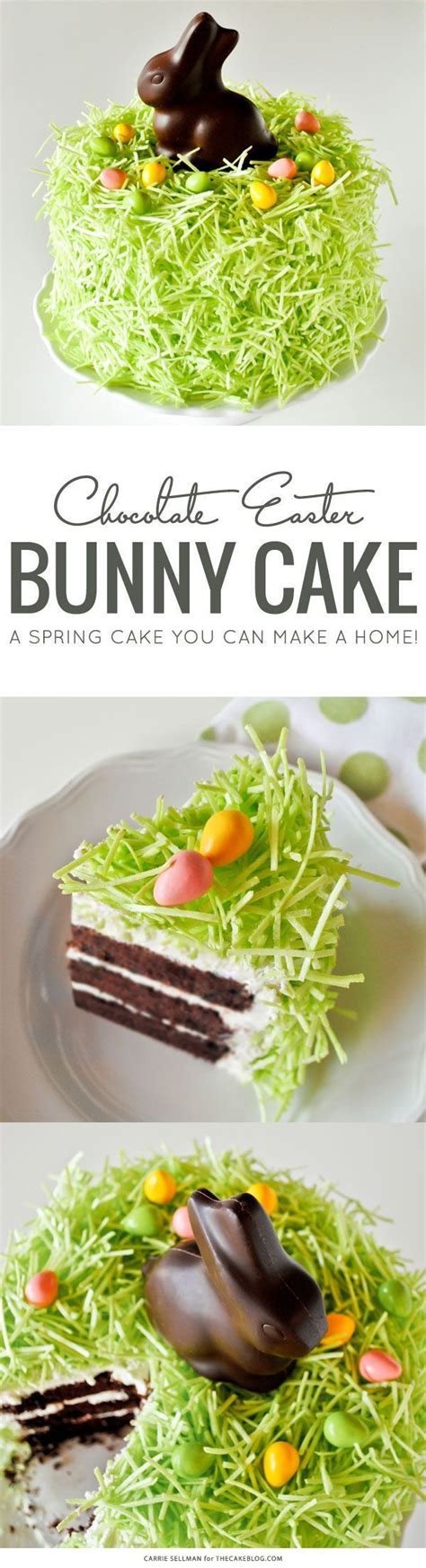 Slow Cooker Chocolate Easter Bunny Cake