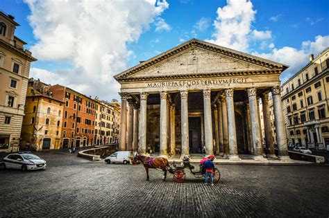 Pantheon In Rome Italy Royalty Free Stock Photo