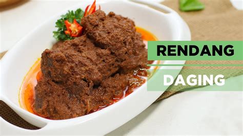 Rendang kerang, ikan, ikan bilis, udang dan sotong pun ada. RENDANG DAGING - YouTube