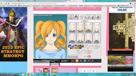Best anime character creator online games. Manga anime character creator - YouTube