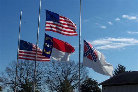 Confederate United States And North Carolina Flags Flickr