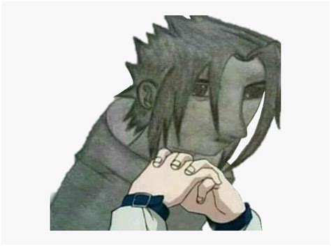 Sasuke Uchiha Anime Naruto Hand Bad Sasuke Drawing Meme Hd Png
