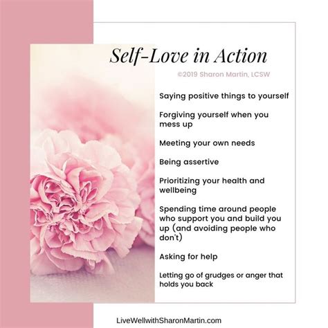 Learning To Love Yourself Live Well With Sharon Martin Learning To
