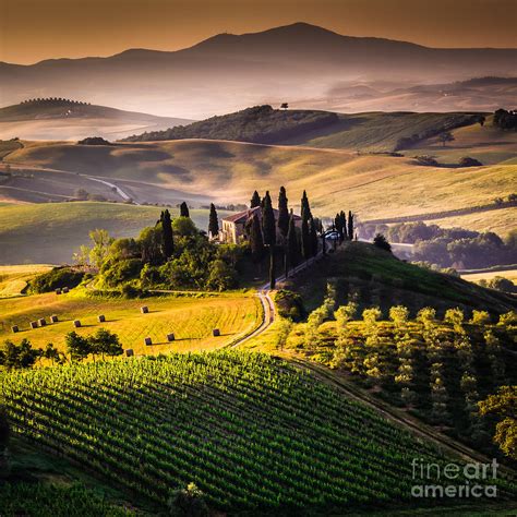 Tuscany Italy Landscape Photograph By Ronnybas Frimages Pixels