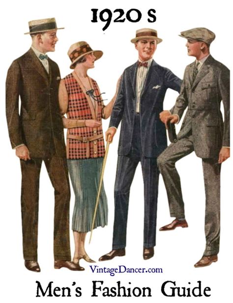 1920s men s fashion what did men wear in the 1920s