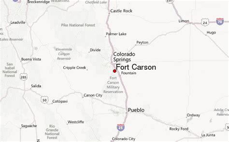 Fort Carson Map Isportsman Opret